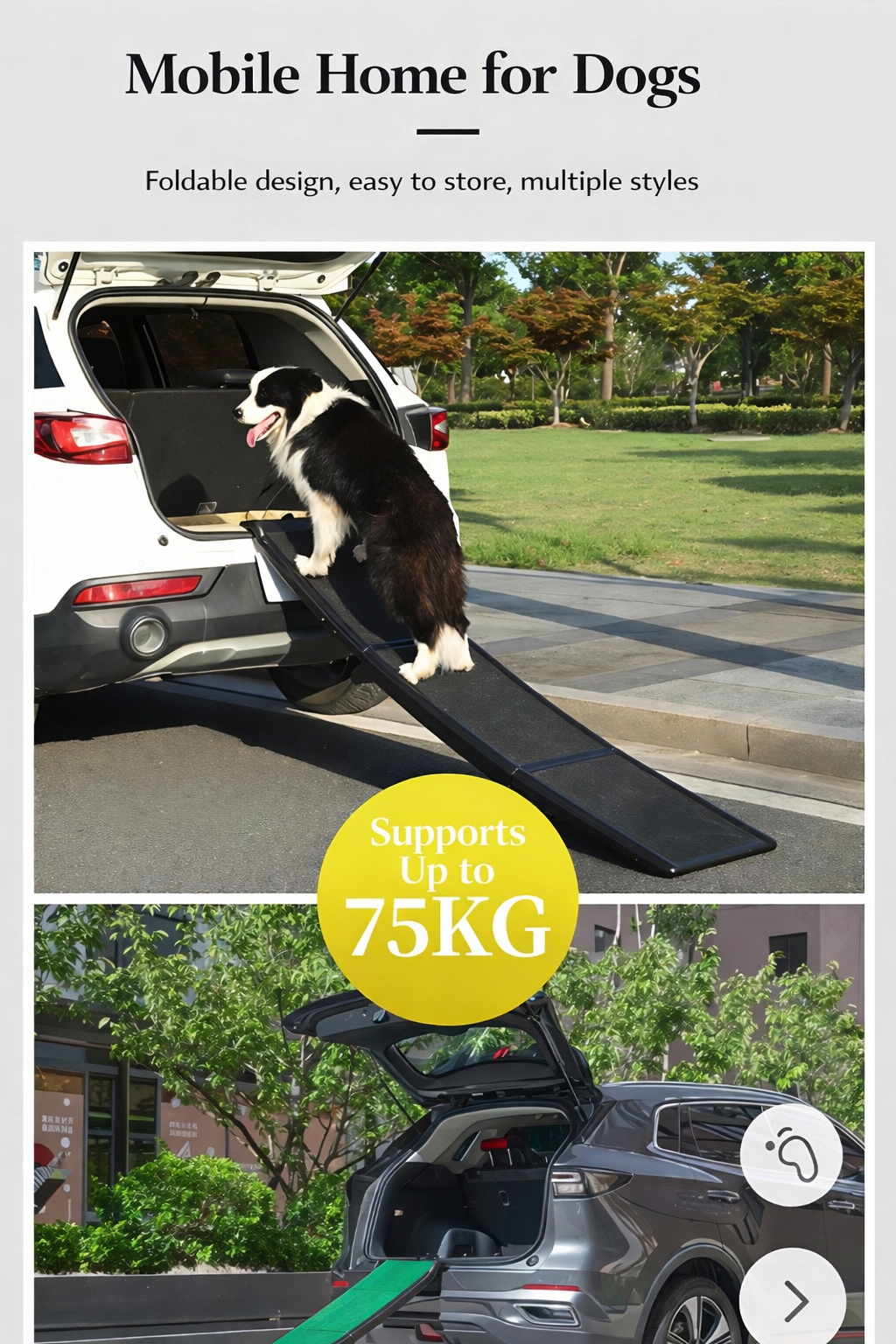 Help Your Best Friend Go Further—Safe, Stable, and Stress-Free.
The Ultimate Heavy-Duty Foldable Dog Ramp for Every Adventure