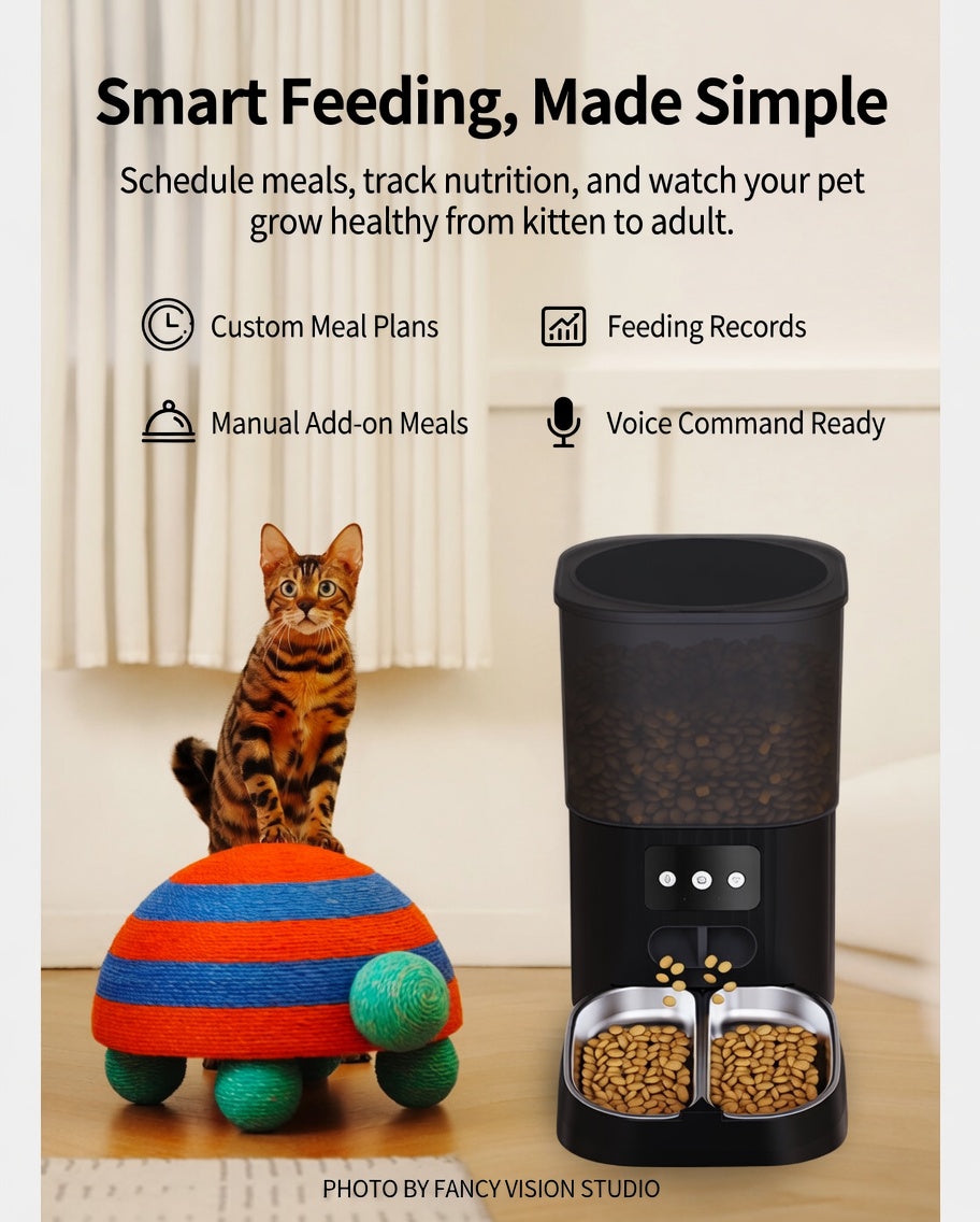 Pawsome Pet Life Smart WiFi Automatic Pet Feeder (4.5L)