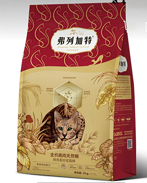 Fregate Premium Fresh Meat Cat Food – 80% Fresh Chicken & Pigeon Recipe (High Protein, Grain-Free)
Subtitle (Above the Fold):
"The closest thing to a raw diet, with the convenience of kibble. 95% digestibility for a healthier, happier cat.