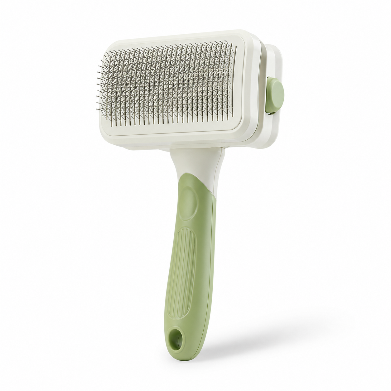 Self-Cleaning Pet Slicker Brush for Cats &amp; Dogs